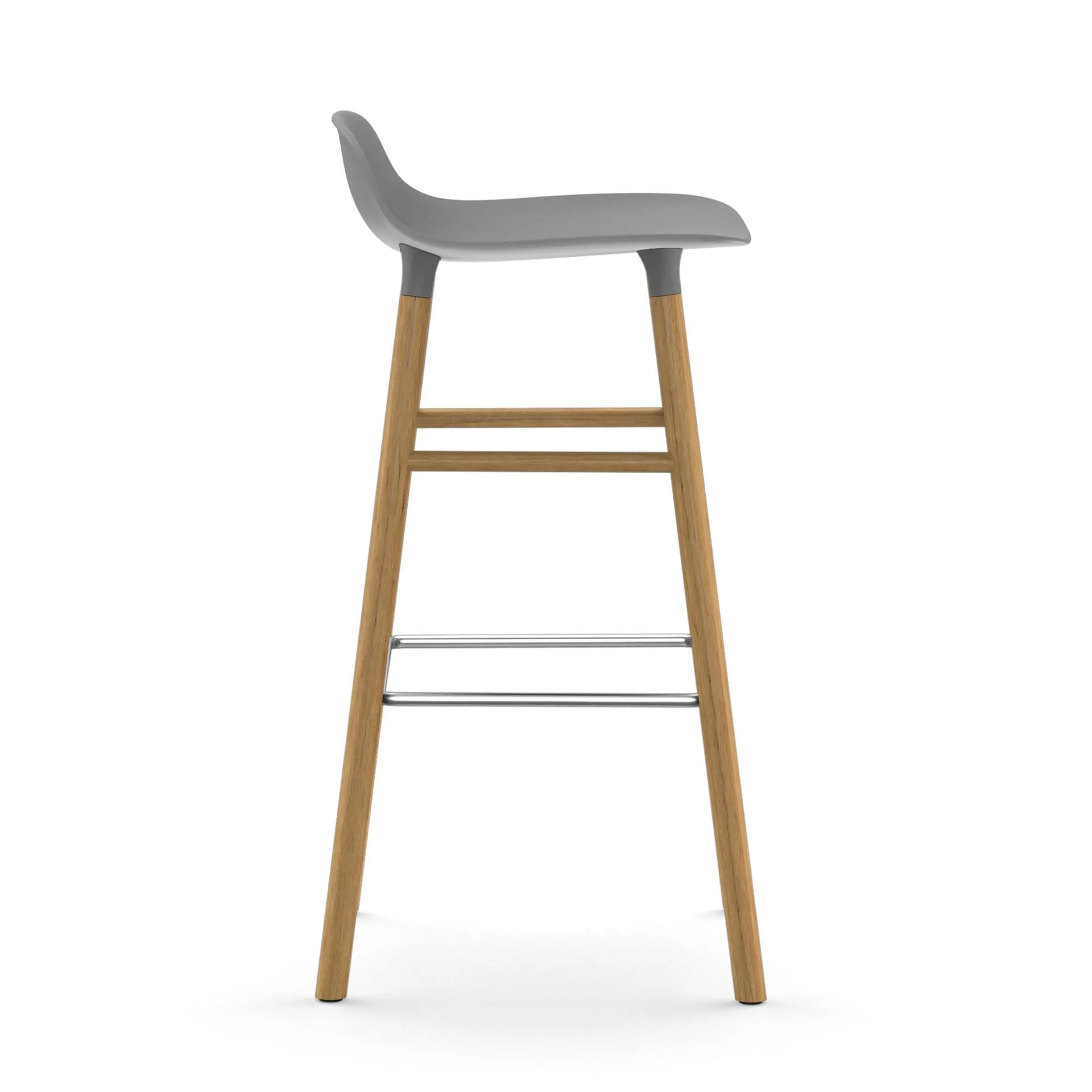 Form barstol egeben 75 cm, grå Normann Copenhagen