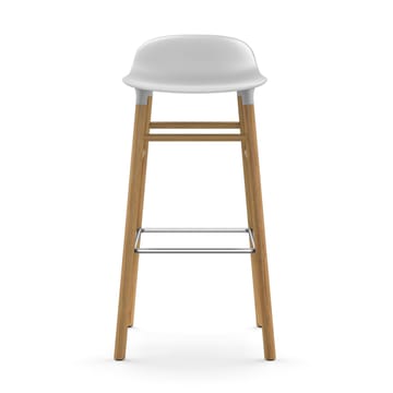 Form barstol egeben 75 cm - hvid - Normann Copenhagen