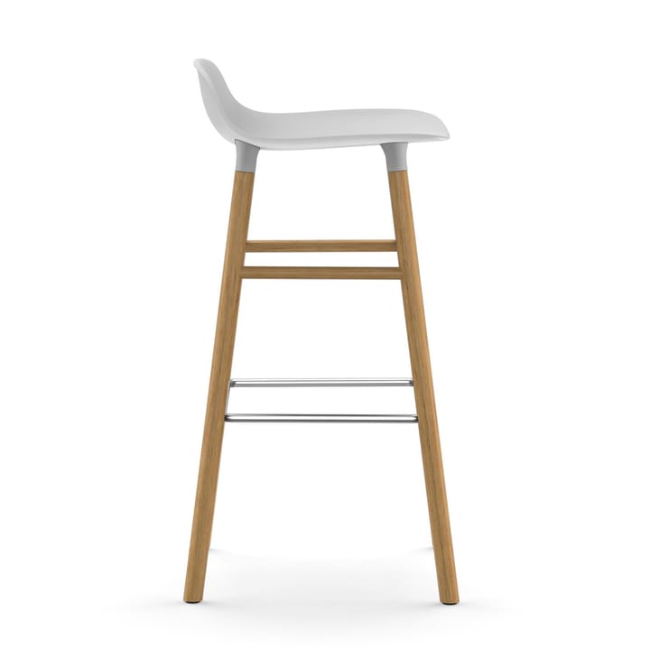 Form barstol egeben 75 cm, hvid Normann Copenhagen