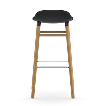 Form barstol egeben 75 cm - sort - Normann Copenhagen