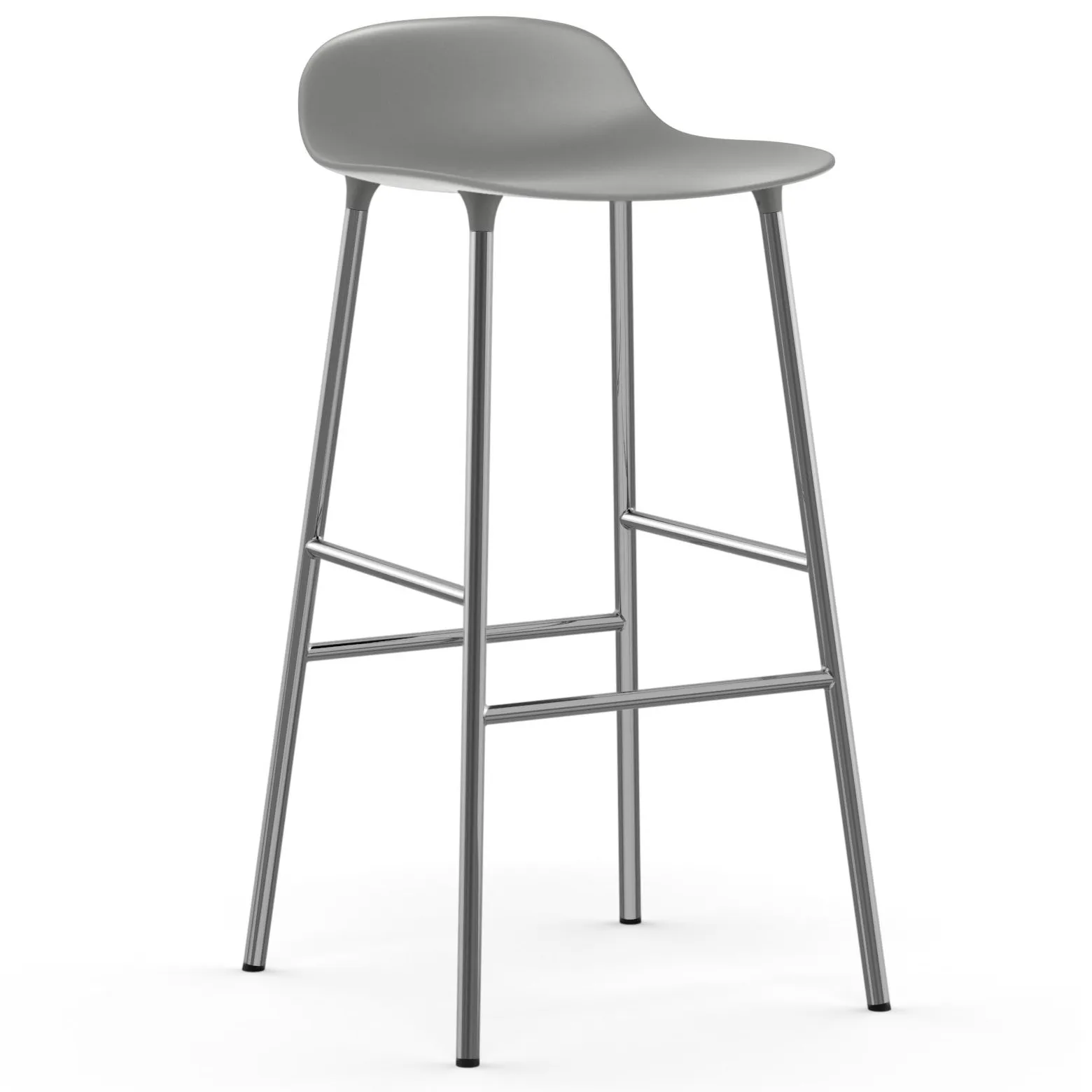 Form barstol m. kromben 75 cm, Grå Normann Copenhagen