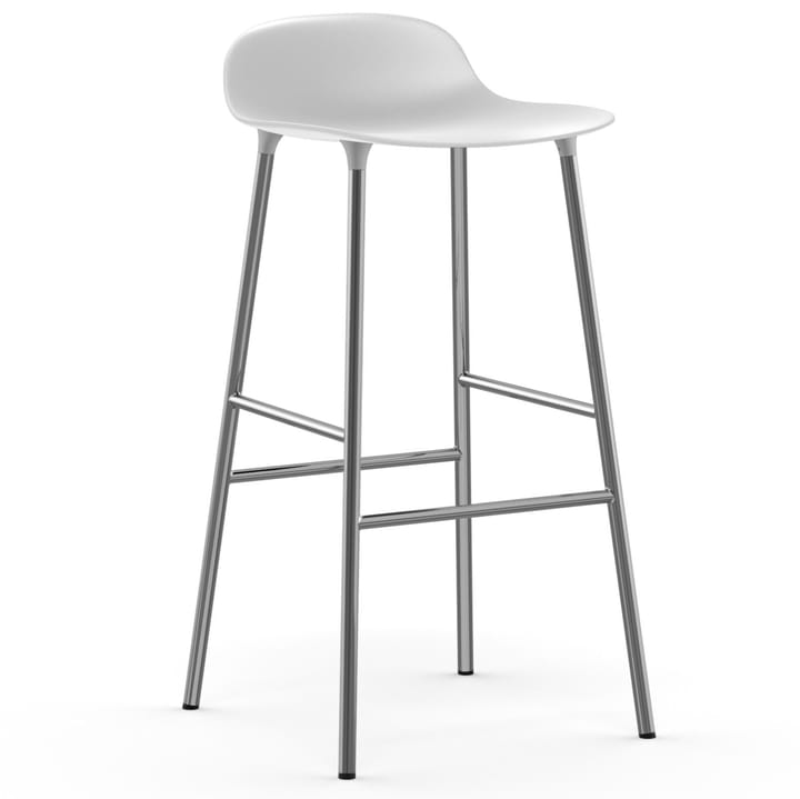 Form barstol m. kromben 75 cm, Hvid Normann Copenhagen