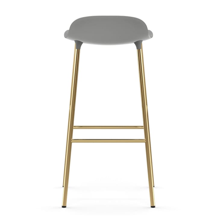 Form barstol messingben 75 cm, Grå Normann Copenhagen