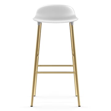 Form barstol messingben 75 cm - Hvid - Normann Copenhagen