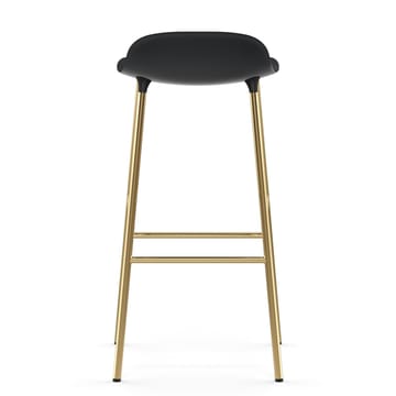 Form barstol messingben 75 cm - Sort - Normann Copenhagen