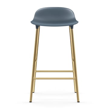 Form barstol messingben - Blå - Normann Copenhagen
