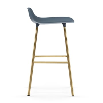 Form barstol messingben - Blå - Normann Copenhagen