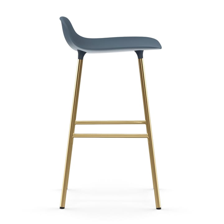 Form barstol messingben, Blå Normann Copenhagen
