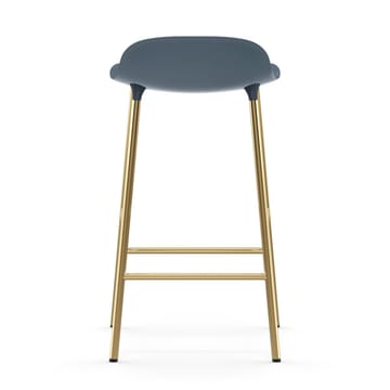 Form barstol messingben - Blå - Normann Copenhagen