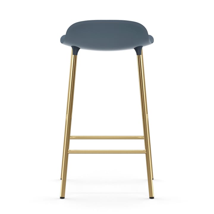 Form barstol messingben, Blå Normann Copenhagen