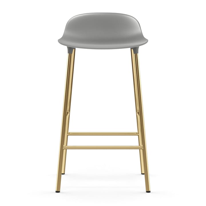 Form barstol messingben, Grå Normann Copenhagen