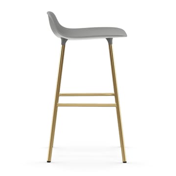 Form barstol messingben - Grå - Normann Copenhagen