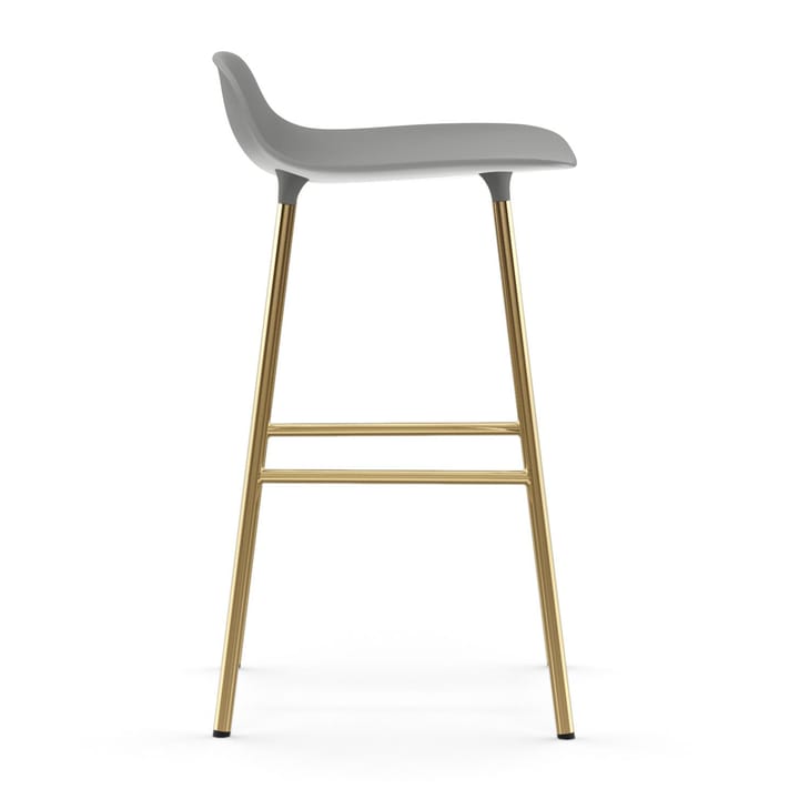 Form barstol messingben, Grå Normann Copenhagen
