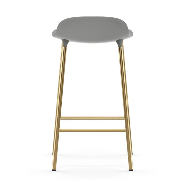 Form barstol messingben, Grå Normann Copenhagen