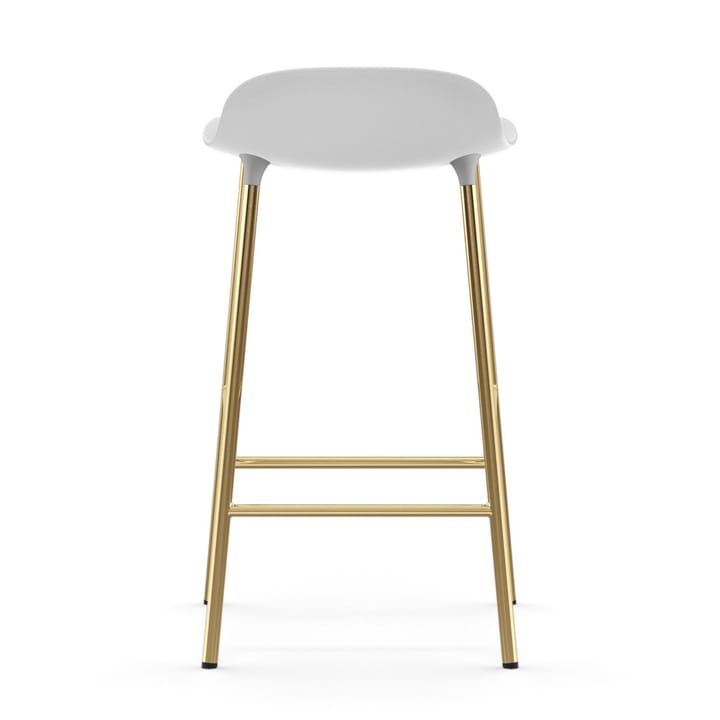 Form barstol messingben - Hvid - Normann Copenhagen