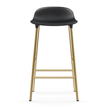 Form barstol messingben - Sort - Normann Copenhagen