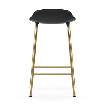Form barstol messingben - Sort - Normann Copenhagen