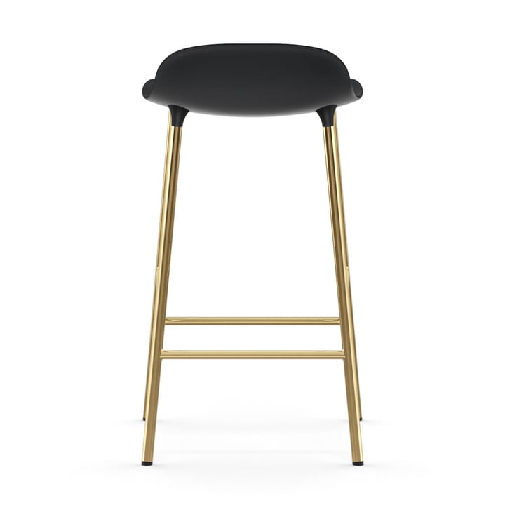 Form barstol messingben, Sort Normann Copenhagen
