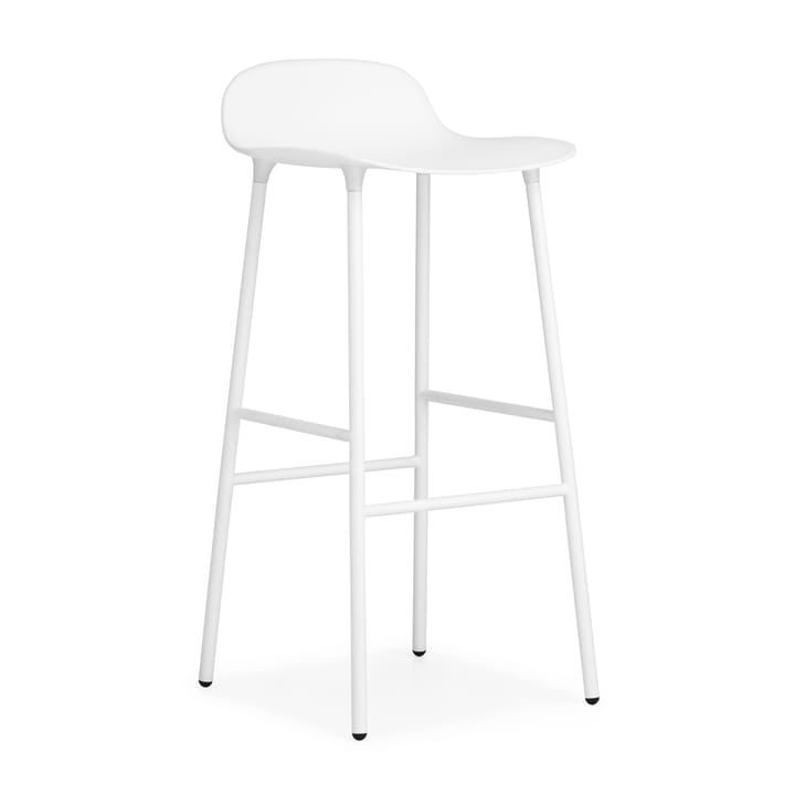 Form barstol metalben 75 cm - hvid - Normann Copenhagen