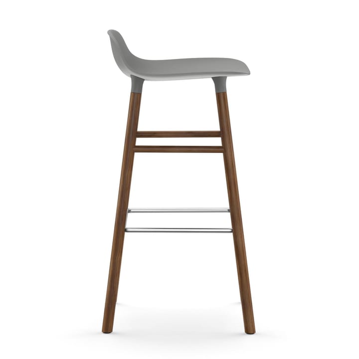 Form barstol valnøddeben 75 cm, grå Normann Copenhagen
