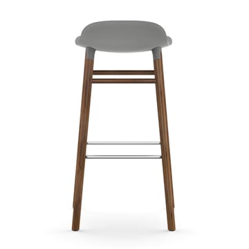 Form barstol valnøddeben 75 cm - grå - Normann Copenhagen