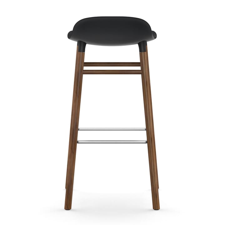 Form barstol valnøddeben 75 cm - sort - Normann Copenhagen