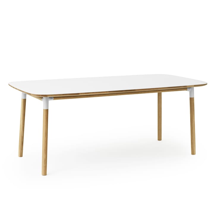 Form bord 95x200 cm - hvid - Normann Copenhagen