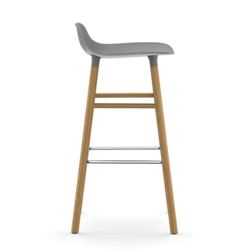 Form Chair barstol egeben - grå - Normann Copenhagen
