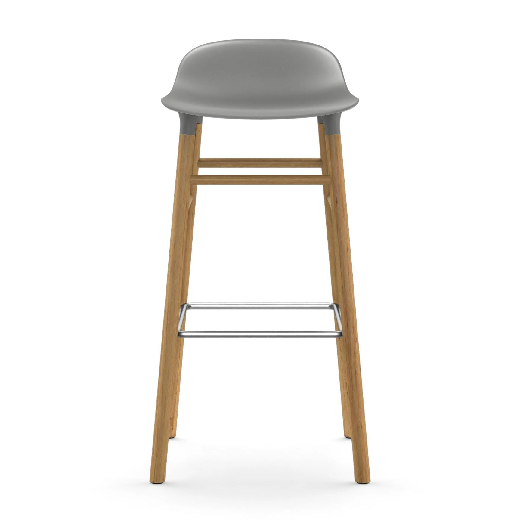 Form Chair barstol egeben, grå Normann Copenhagen