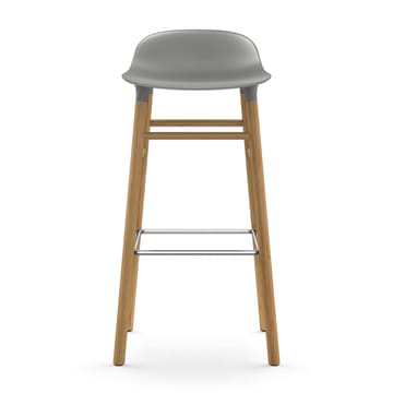 Form Chair barstol egeben - grå - Normann Copenhagen
