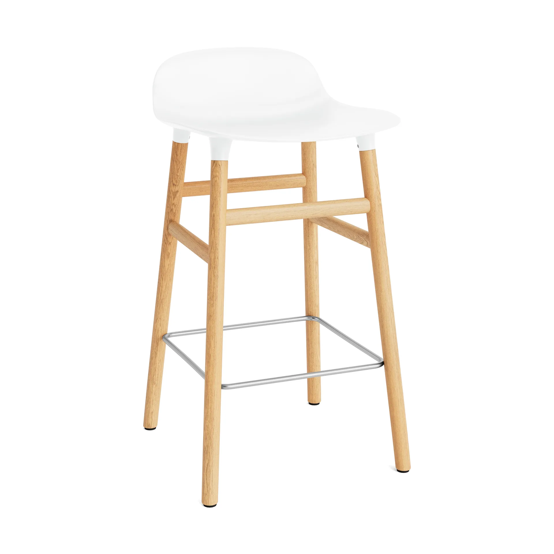 Form Chair barstol egeben, hvid Normann Copenhagen
