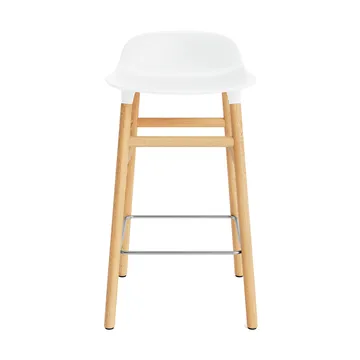 Form Chair barstol egeben - hvid - Normann Copenhagen