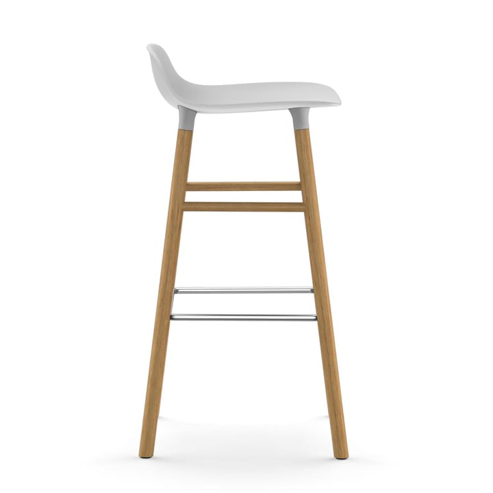 Form Chair barstol egeben - hvid - Normann Copenhagen
