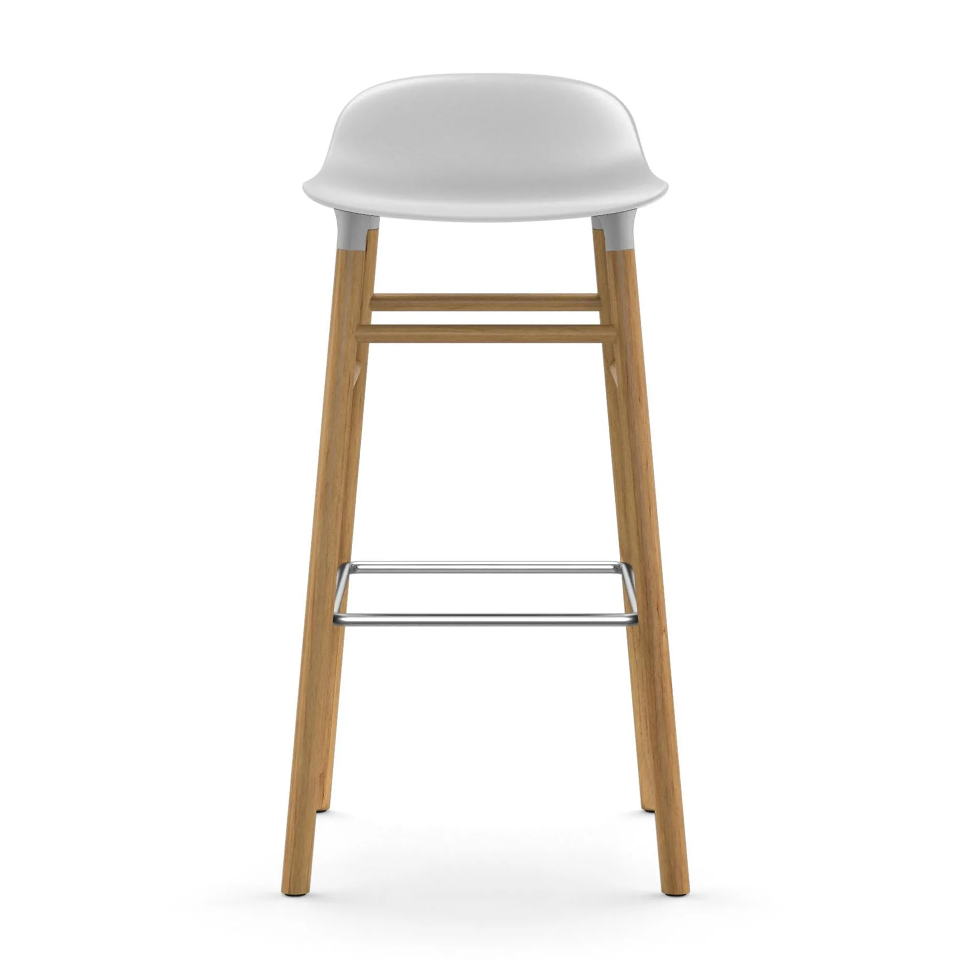 Form Chair barstol egeben, hvid Normann Copenhagen