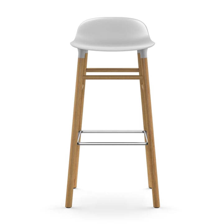 Form Chair barstol egeben - hvid - Normann Copenhagen
