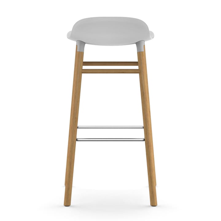 Form Chair barstol egeben - hvid - Normann Copenhagen