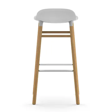 Form Chair barstol egeben - hvid - Normann Copenhagen
