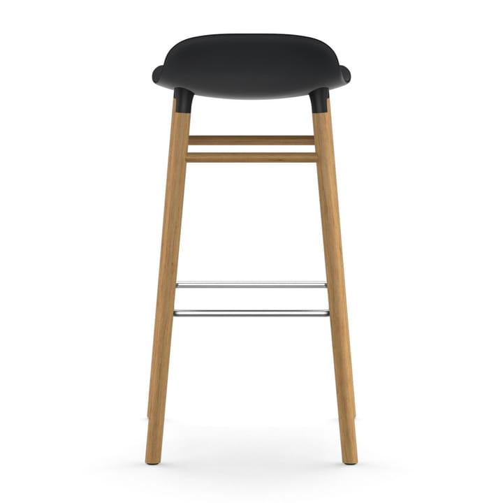 Form Chair barstol egeben, sort Normann Copenhagen