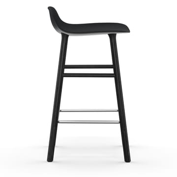 Form Chair barstol lakerede egetræsben 65 cm - sort - Normann Copenhagen