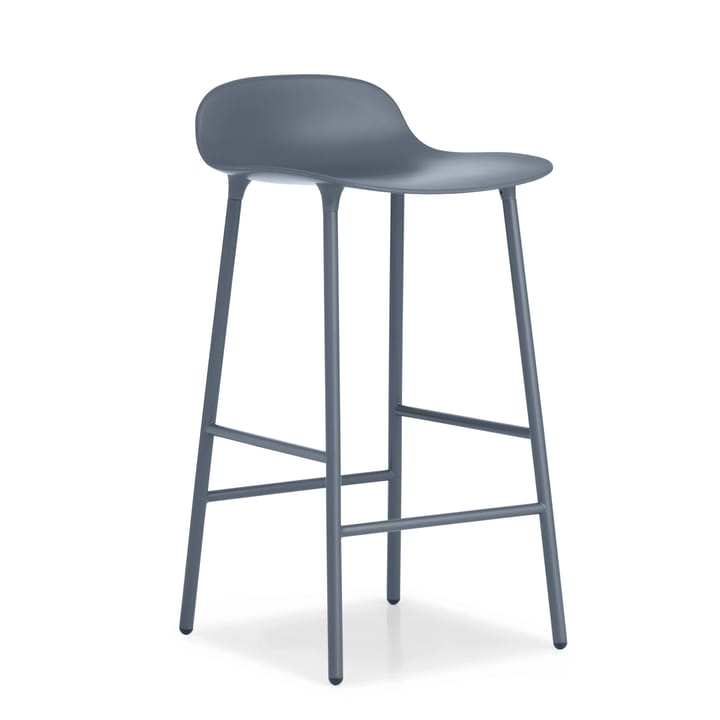 Form Chair barstol metalben - blå - Normann Copenhagen