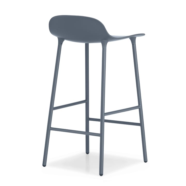 Form Chair barstol metalben, blå Normann Copenhagen