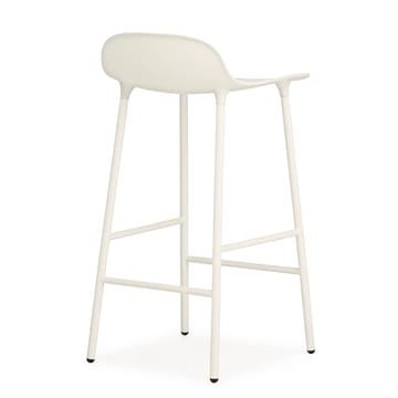 Form Chair barstol metalben - hvid - Normann Copenhagen