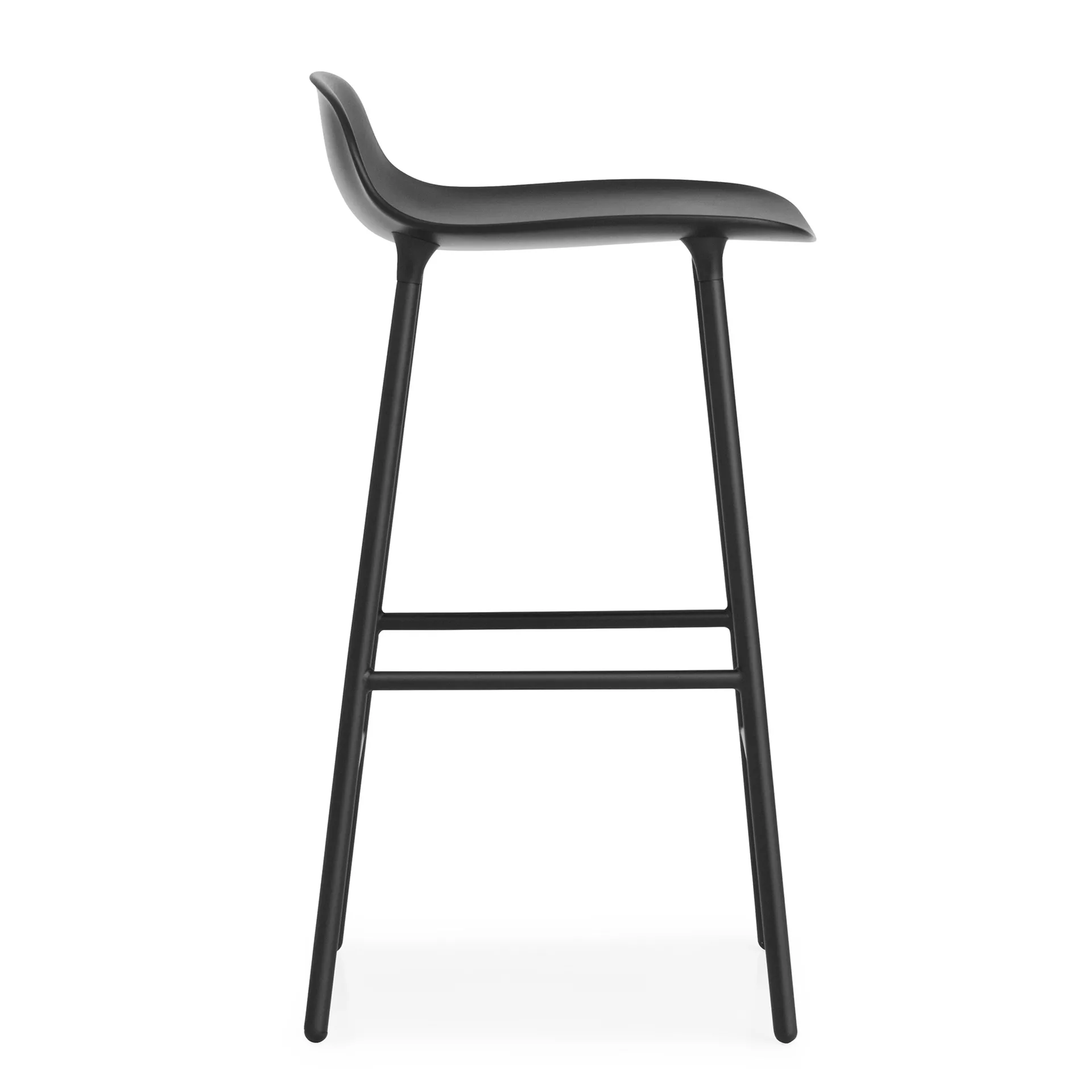Form Chair barstol metalben, Sort Normann Copenhagen