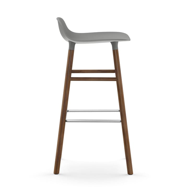 Form Chair barstol valnøddeben, grå Normann Copenhagen