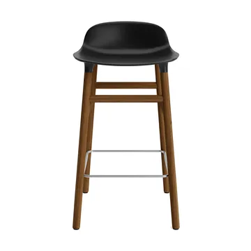 Form Chair barstol valnøddeben - sort - Normann Copenhagen