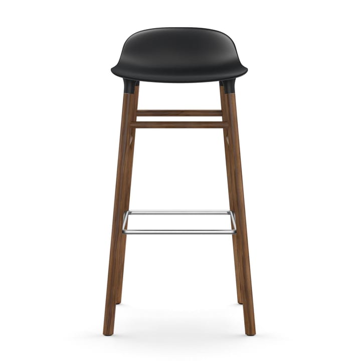 Form Chair barstol valnøddeben - sort - Normann Copenhagen