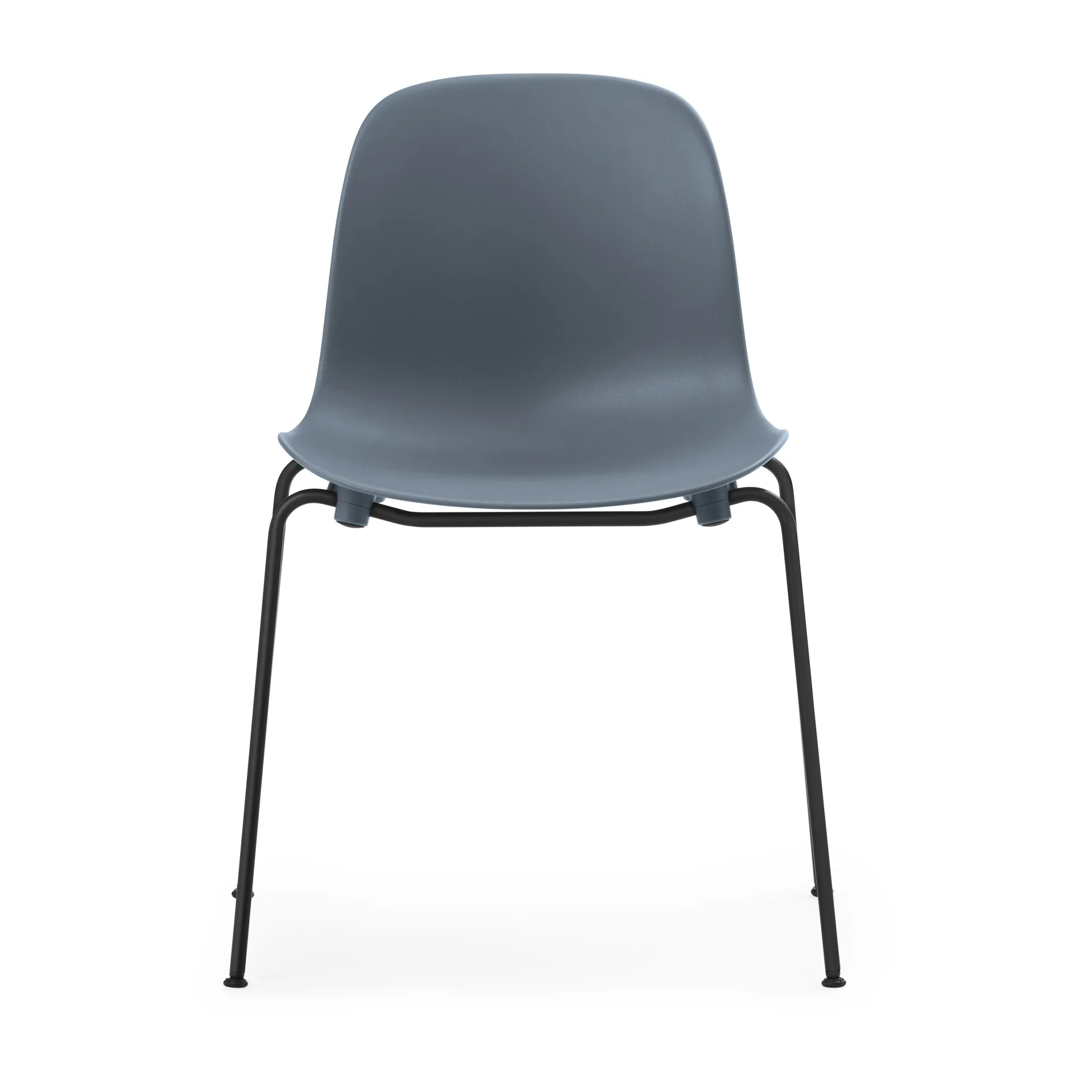 Form Chair stabelbar stol sorte ben 2-pak, blå Normann Copenhagen
