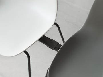 Form Chair stabelbar stol sorte ben 2-pak, grå - undefined - Normann Copenhagen