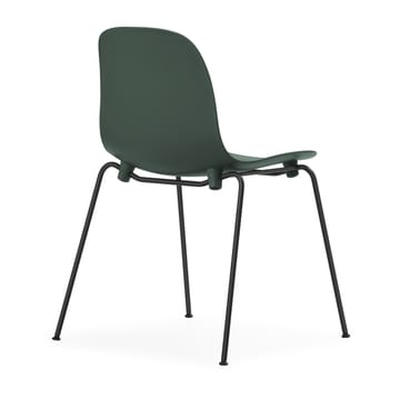 Form Chair stabelbar stol sorte ben 2-pak, grøn - undefined - Normann Copenhagen
