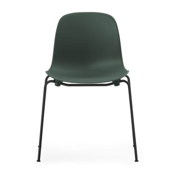 Form Chair stabelbar stol sorte ben 2-pak, grøn - undefined - Normann Copenhagen
